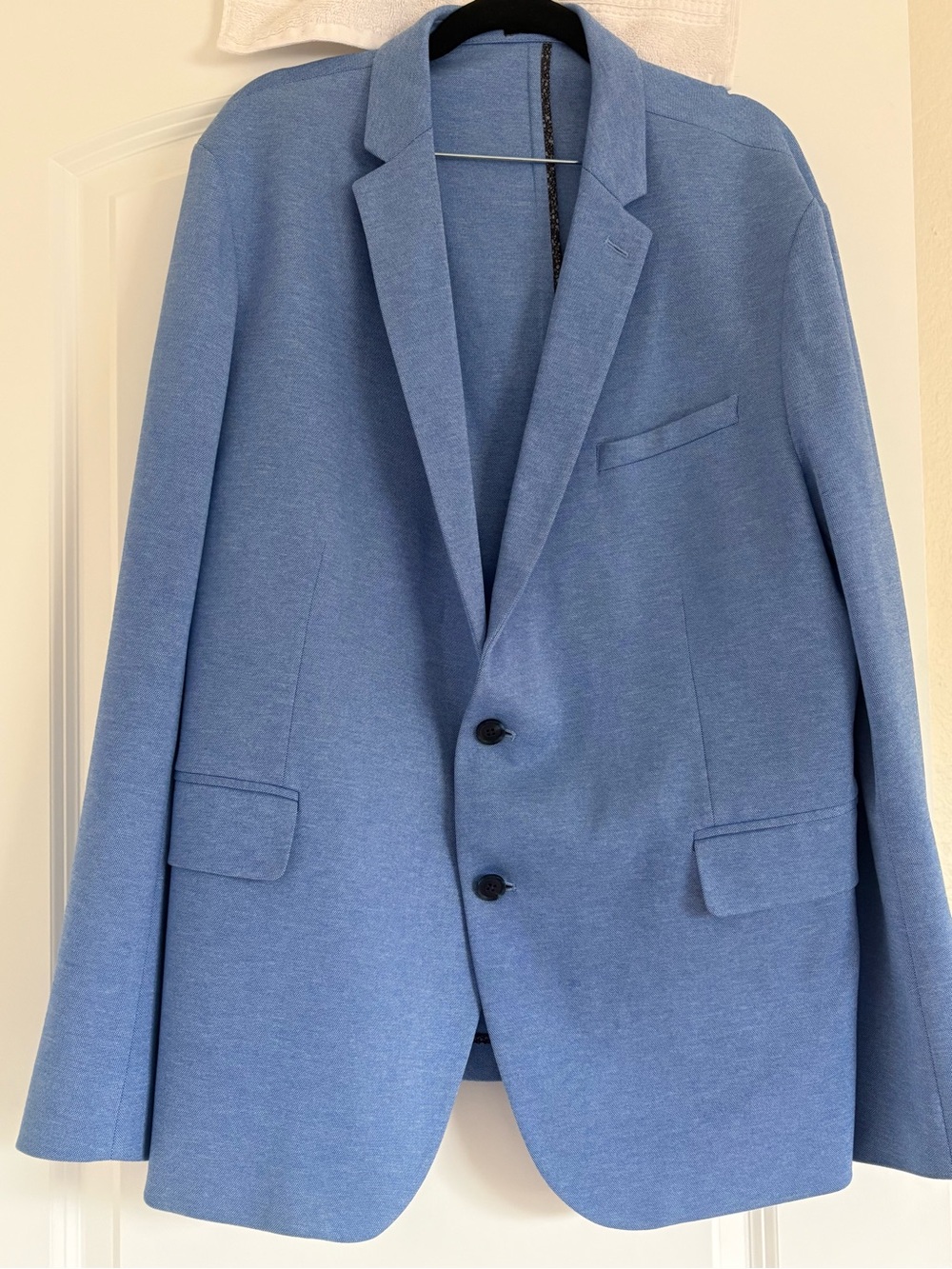JF J.Ferrar Light Blue Two-Button Coat